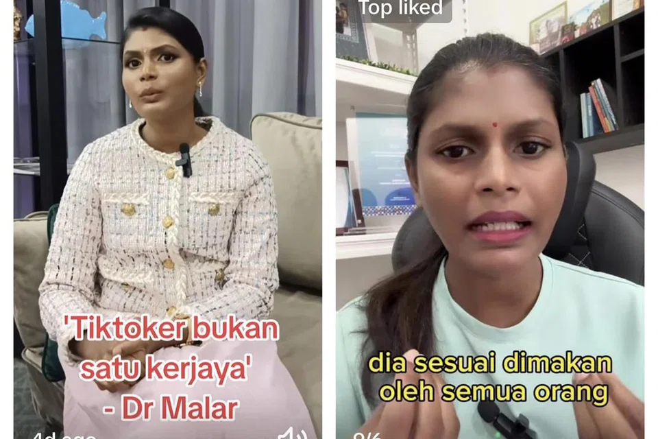 KONGSI ILMU: Banyak tip kesihatan dikongsikan Dr Malar Santhi Santherasegapan menerusi “Celoteh Dr Malar” di media sosial. 