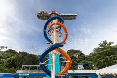 Skypark Sentosa, gelongsor kering tertinggi, tarikan Sentosa