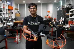 Encik Shafriel Nur Iman, 18 tahun, akan menguji pengetahuan dan kemahiran dronnya menentang 10 peserta dari negara lain, dalam Pertandingan WorldSkills (WSC) di Shanghai.