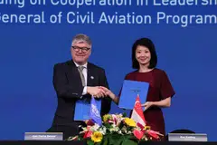 Sun Xueling, latihan penerbangan, ICAO, Juan Carlos Salazar