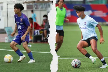 Pemain tengah baru Albirex Niigata, Takumi Yokohata (kiri), dan penjaring gol utama kelab itu pada musim SPL 2024/2025, Shingo Nakano (kanan).