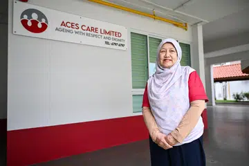 Singapura, Azizah Abdul Rahim, volunteer, sukarelawan, Aces Care
