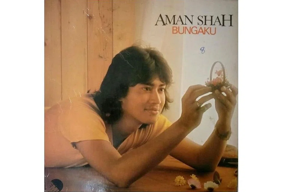 KACAK: Aman Shah telah merakamkan sebanyak sembilan album termasuk ' Bungaku' yang dirakam pada 1979. - Foto EMI