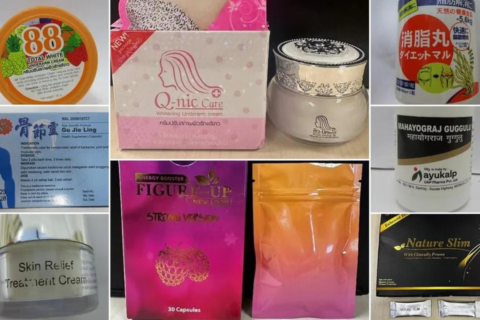 Angka yang dikeluarkan Penguasa Sains Kesihatan (HSA) pada 2024 lebih rendah berbanding angka pada 2023, dengan sebanyak 1.12 juta unit produk kesihatan terlarang dirampas.