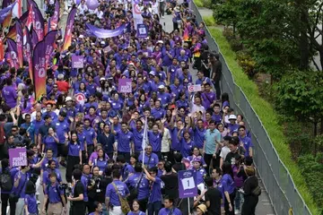 Lebih 15,000 orang hadir di Purple Parade terbesar pada 2025.