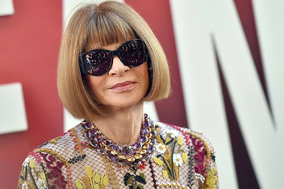 TERUS PIMPIN MAJALAH: Anna Wintour, yang dianggap ketua yang amat berbakat dan kreatif, dengan pengaruh yang tidak terhingga, dijangka akan terus menyandang tugas selaku ketua editor majalah mashyur fesyen antarabangsa, 'Vogue'. - Foto AFP