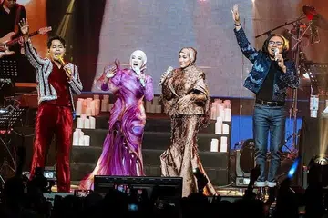empat live in singapore, anuar zain, ziana zain, ernie zakri, syamel