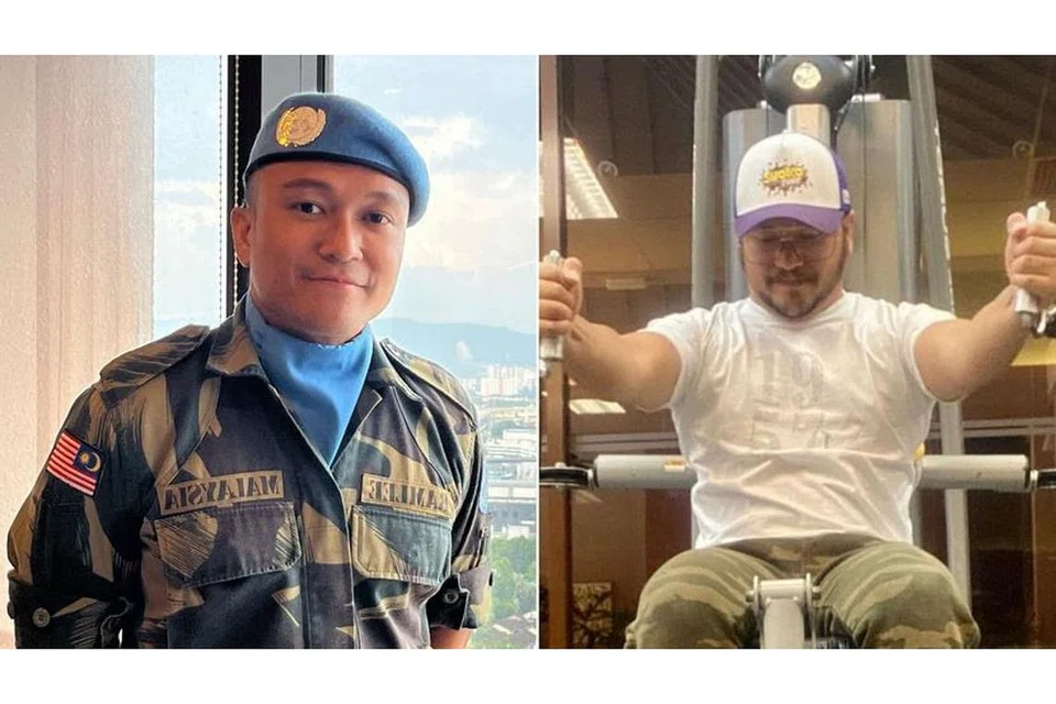 KUATKAN OTOT: Shaheizy Sam antara pelakon Malbatt: Misi Bakara berkerja keras untuk mendapatkan susuk badan sebagai seorang askar. - Foto GOLDEN SCREEN CINEMAS