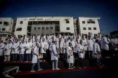 Gaza, kakitangan, perubatan