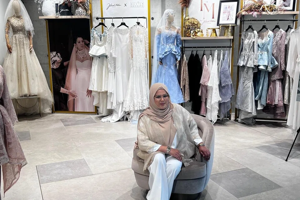 Fatimah Mohsin, butik pengantin Shah Alam, fesyen mempelai