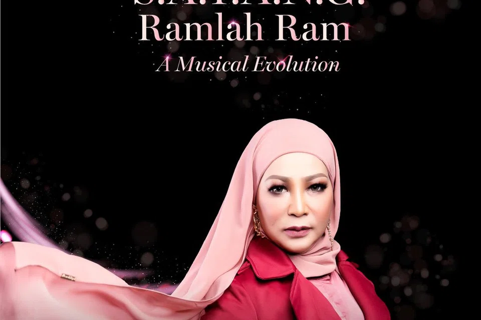 HADIAH BUAT PEMINAT: Konsert solo Ramlah Ram pada 1 Januari adalah cenderahati istimewa buat peminat di Singapura.