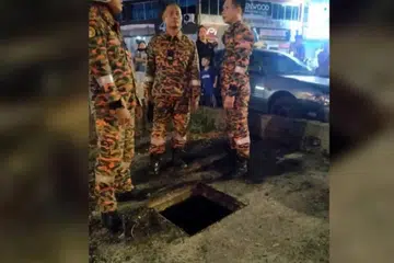 Tempat kejadian membabitkan kanak-kanak maut terjatuh ke dalam lubang pembetung di Sibu, Sarawak. 