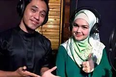 SANTAPAN HALWA TELINGA: 'Cinta Syurga' dendangan duet Khai Bahar dan Siti Nurhaliza menjadi penawar di bulan Ramadan. - Foto INSTAGRAM KHAI BAHAR