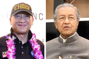 ADAKAN WACANA BERSAMA: Debat Datuk Nazri (kiri) dan Dr Mahathir akan ditunda ke 7 April di bangunan Kumpulan Media Karangkraf, Shah Alam.