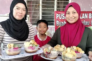 Nor Hasniza, Kampung Matang Merbau, Cendol