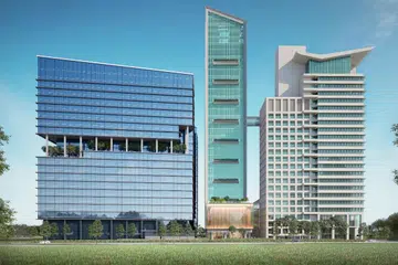 Pusat Pendidikan Goh Keng Swee setinggi 30 tingkat akan dapat menampung kira-kira 2,000 kakitangan dengan keluasan lantai 65,000 meter persegi.