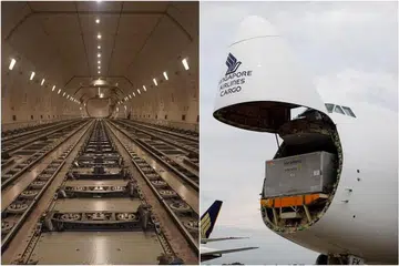 LAYANAN KHAS: Penerbangan Le Le ke Chengdu dari Singapura akan mengambil masa empat setengah jam dengan pesawat Boeing 747-400F.