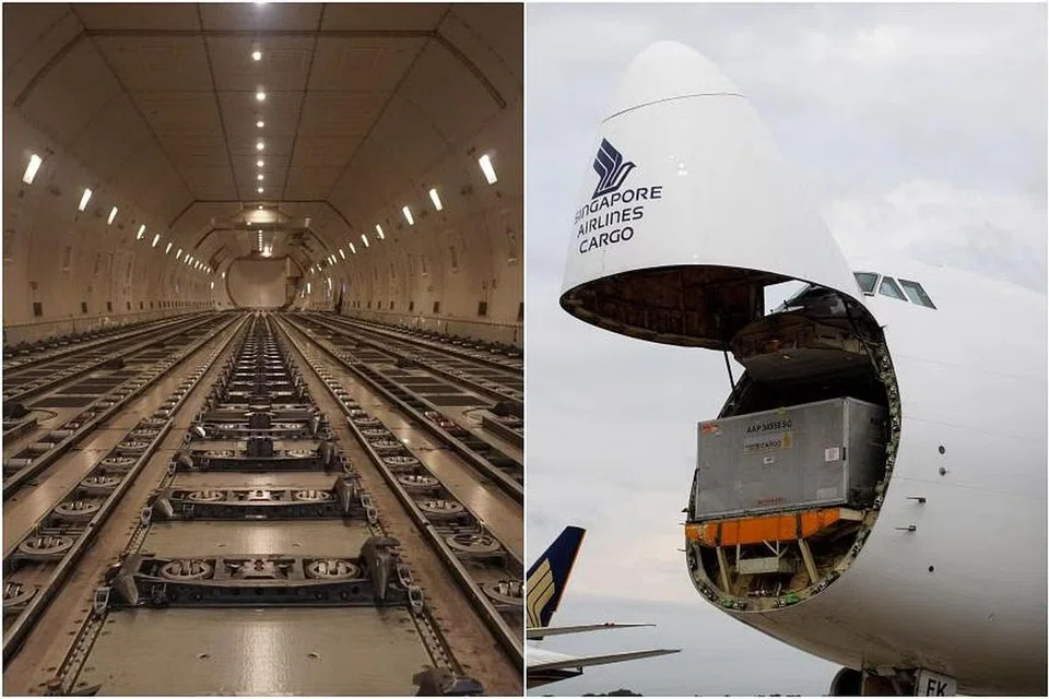 LAYANAN KHAS: Penerbangan Le Le ke Chengdu dari Singapura akan mengambil masa empat setengah jam dengan pesawat Boeing 747-400F.