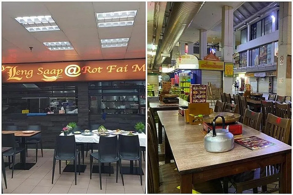 DIDENDA: Enterprise Singapore memberi amaran perniagaan yang terus melanggar undang-undang mungkin berhadapan denda lebih tinggi, digantung atau akan hadapi tuduhan di mahkamah. - Foto-foto LENG SAAP ROT FAI MARKET DAN NEW UDON MOOKATA