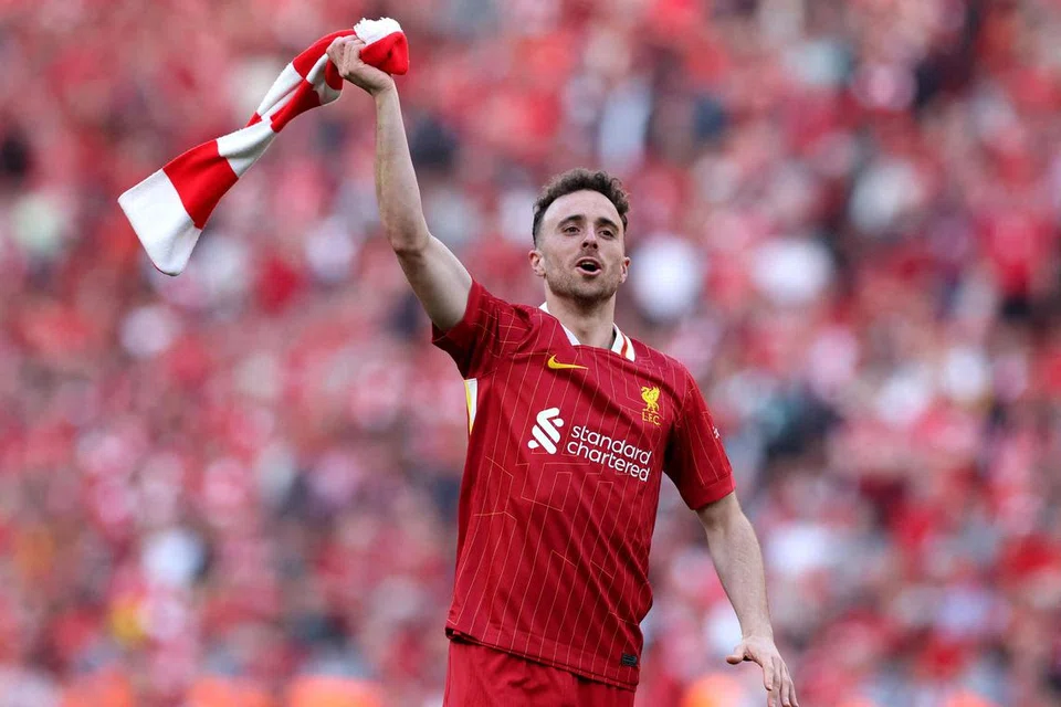 Penyerang Liverpool, Diogo Jota, yang dikenali dengan tenaganya semasa beraksi di padang, menjadi antara penyumbang penting yang membawa Liverpool menjuarai Liga Perdana England (EPL) musim lepas.