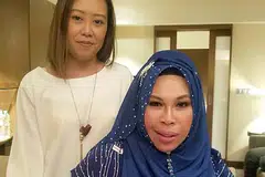 SEMANGAT JUANG MENTOR PENCETUS INSPIRASI: Cik Nor Azrina Mohamed Sidek (kiri) cedok panduan bangkit daripada kegagalan dalam bidang niaga dan kehidupan daripada usahawan produk kecantikan popular di Malaysia, Datuk Seri Vida. - Foto ihsan NOR AZRINA MOHAMED SIDEK