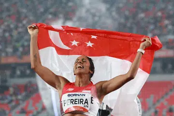 Sukan Asia, Shanti Pereira, emas, 200m