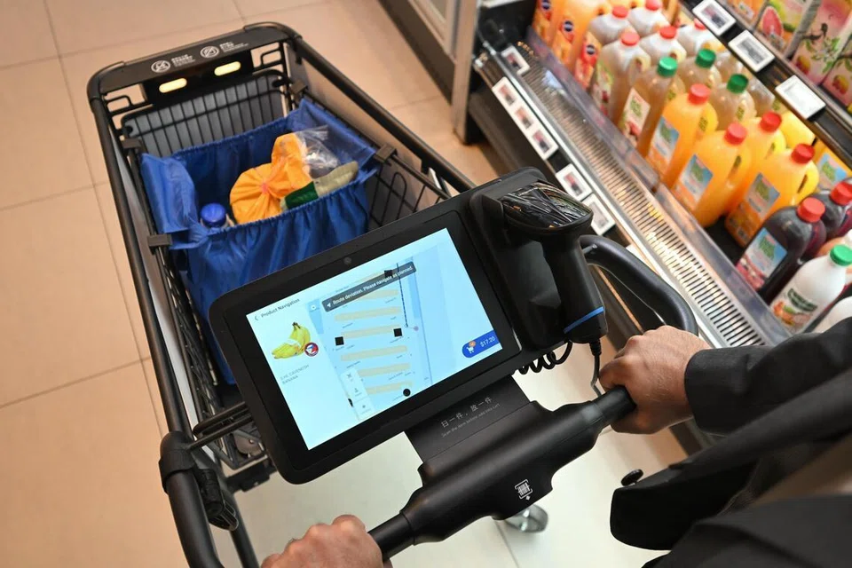 FairPrice, troli pintar, Smart Cart