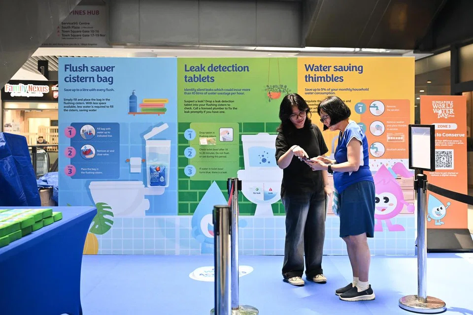 Pada 8 hingga 9 Mac, orang ramai boleh meneroka pameran di Our Tampines Hub (OTH), yang memaparkan sejarah air Singapura, termasuk inovasi seperti AirBaru dan proses penyahgaraman.