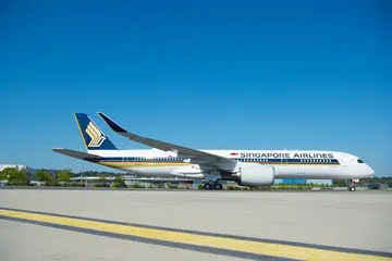 PENERBANGAN TANPA HENTI: SIA akan menggunakan pesawat Airbus A350-900ULR bagi penerbangan antara Singapura dengan Lapangan Terbang Antarabangsa Liberty Newark di New York mulai 11 Oktober 2018.