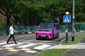 Kenderaan pandu sendiri, S’pura, diuji