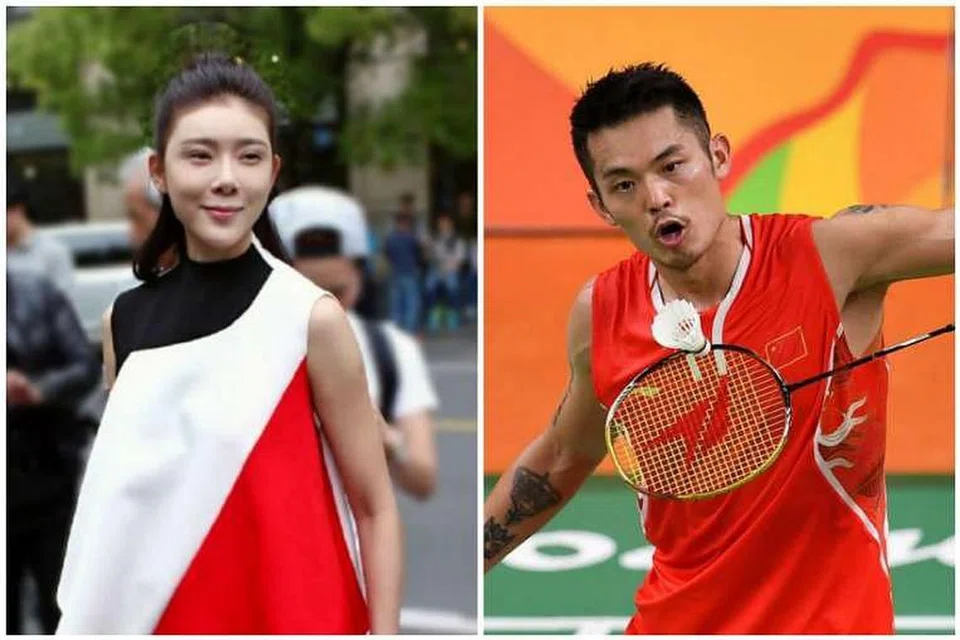 Gambar mesra dan gif Lin Dan dan seorang wanita yang dikenali sebagai model dan pelakon Zhao Yaqi, disiarkan di Weibo pada Khamis (17 Nov). Foto: Weibo, AFP