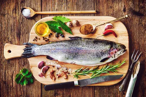 Ikan Trout.