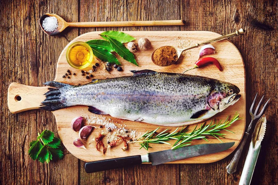 Ikan Trout.