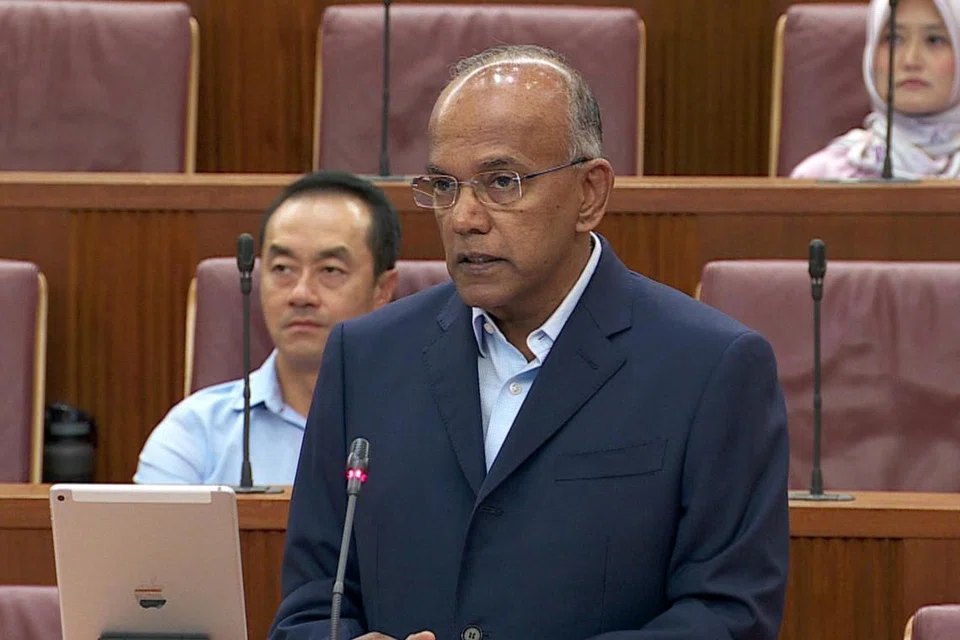 Menteri Ehwal Dalam Negeri merangkap Undang-undang, Encik K Shanmugam, menyampaikan Kenyataan Menteri berhubung siasatan lanjut yang dibuat menyusuli kematian mendiang Sarjan Uvaraja Gopal.