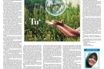 Cerpen ‘Tu’ tulisan Wan Jumaiah Mohd Jubri yang disiarkan di Berita Minggu pada 4 Jun 2024.