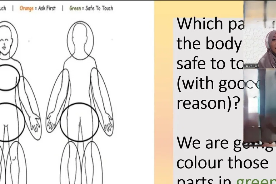Bengkel ‘Good Touch, Bad Touch’ (Sentuhan Baik, Sentuhan Tidak Baik)akan dikendalikan oleh Cik Suliyati Berori, bekas guru Kementerian Pendidikan (MOE) dan pernah menjalani latihan Pendidikan Seksualiti.