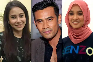 KELIRU: Remy Ishak (tengah) tersalah meletakkan kapsyen nama Nabila Razali (kanan) dalam gambar yang diambil bersama Farah Nabilah dalam gambar di Istagramnya. - Foto-foto fail