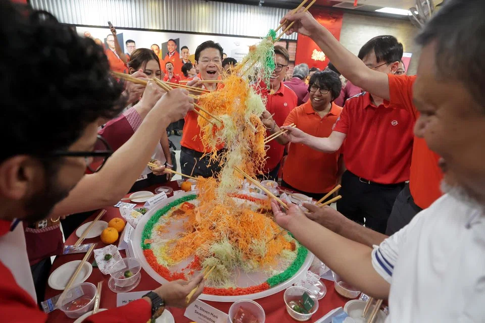 PM Wong, Depoh SMRT Bishan, Tahun Baru Cina