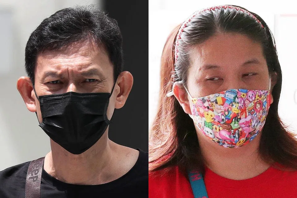 GANGGU JIRAN: Cheang Eng Hock (kiri) dan isterinya, Lim Sok Lay dituduh menggunakan kata-kata kesat dan menghina jiran mereka. - Foto-foto BH oleh KELVIN CHNG