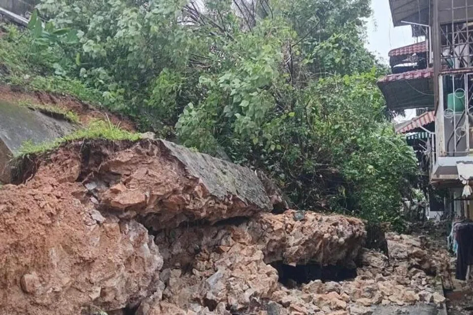 Tanah runtuh, pangsapuri