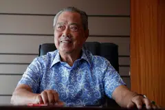 TAN SRI MUHYIDDIN YASSIN: Bebas empat tuduhan menggunakan kedudukannya untuk rasuah RM232.5 juta ($68 juta) bagi Parti Pribumi Bersatu Malaysia.