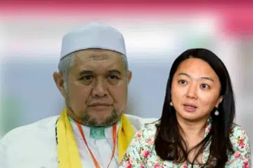 Encik Razman Zakaria (kiri) dan Cik Hannah Yeoh.