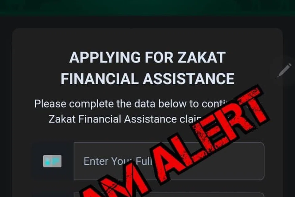 Majlis Ugama Islam Singapura (Muis) telah mengeluarkan amaran terhadap satu iklan penipuan dalam talian yang mendakwa orang ramai boleh memohon untuk mendapatkan bantuan kewangan zakat secara dalam talian.