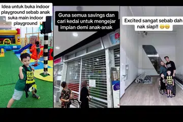 DEMI ANAK: Cik Nurhanis Sasali dan Encik Abdul Khaliq Samsuri menceritakan pengalaman perniagaan membina ruang permainan di Junction Nine, Yishun demi anak-anak mereka.