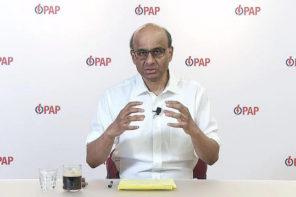 BINA MASYARAKAT UTUH: Encik Tharman berkata Singapura harus bina satu masyarakat dengan keutuhan sosial lebih kuat, dan yakin negara ini dapat melakukannya. - Foto FACEBOOK PAP