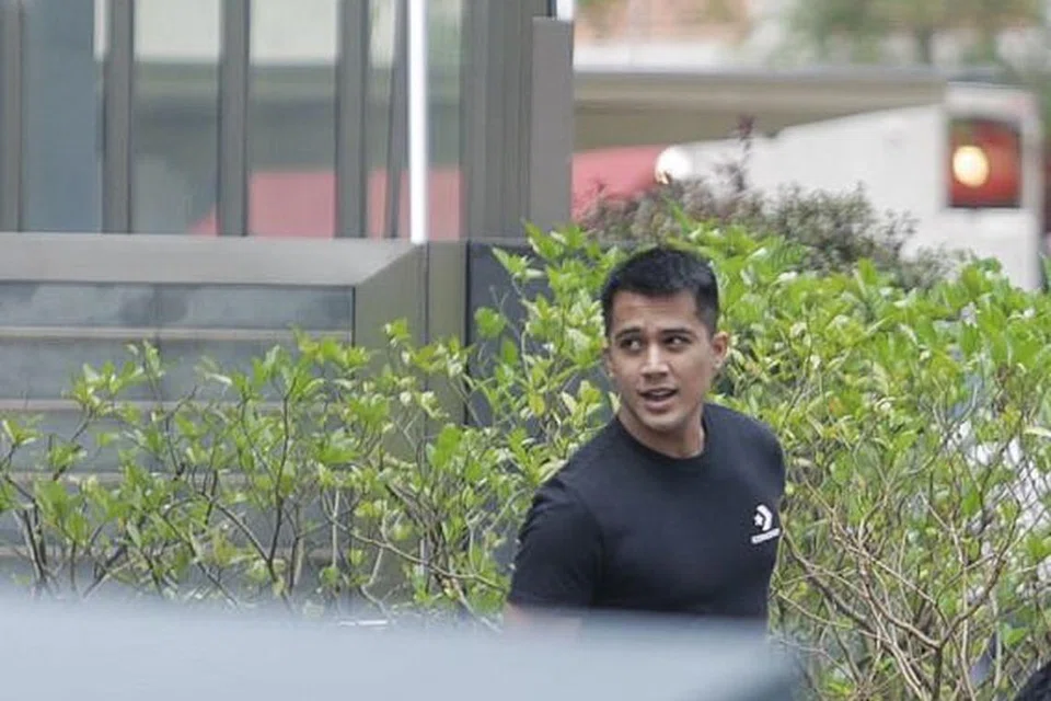 DIDAKWA MENCURI: Aliff Aziz yang menghadapi dua tuduhan mencuri didakwa di mahkamah.