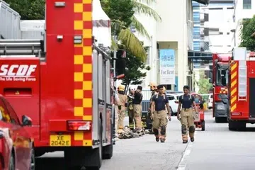 gas ammonia, Fishery Port Road, SCDF, hazmat