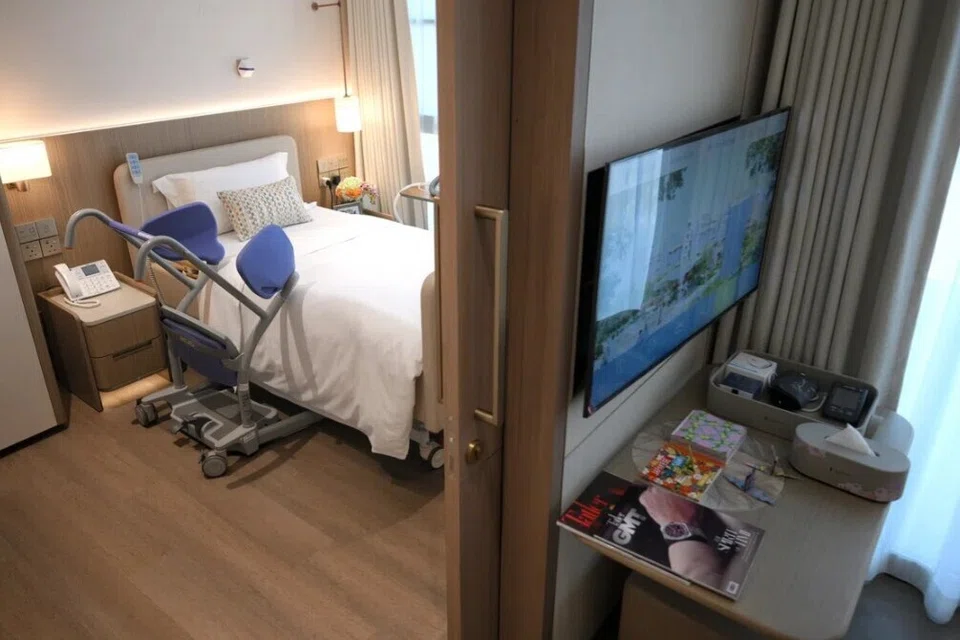 Sebuah unit di Perennial Living, kediaman bantuan hidup swasta pertama Singapura.