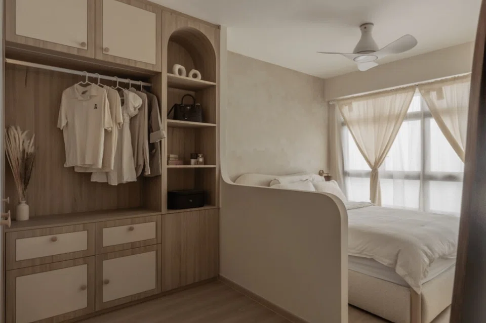 Cat kapur dapat memberikan suasana lembut dan selesa kepada bilik.