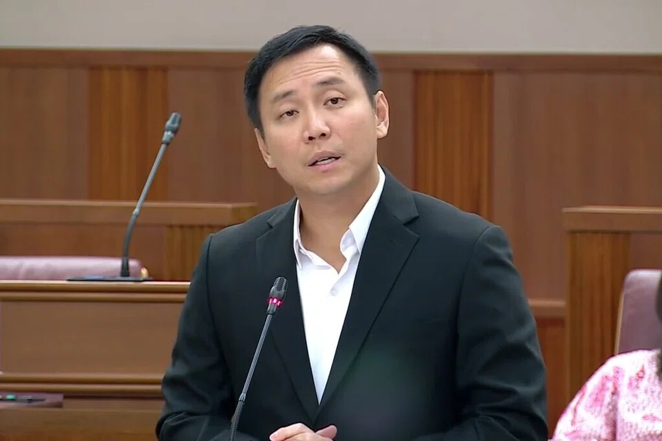 Menteri Negara Kanan (Pembangunan Sosial dan Keluarga), Encik Goh Pei Ming, di sidang Parlimen pada 8 September.